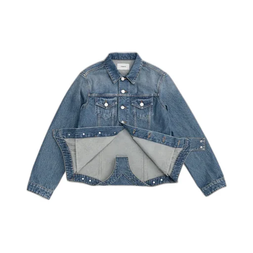 Tight-Shaped Denim Jacket