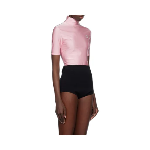 High Neck Fitted Top