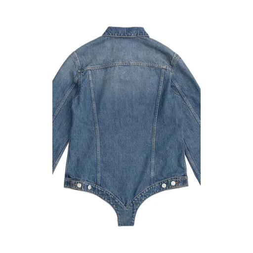 Tight-Shaped Denim Jacket