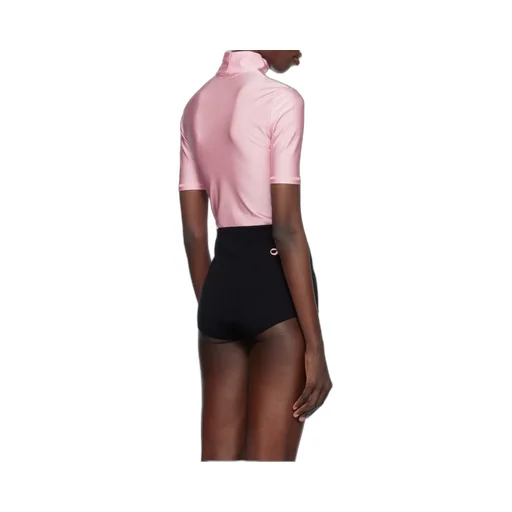 High Neck Fitted Top