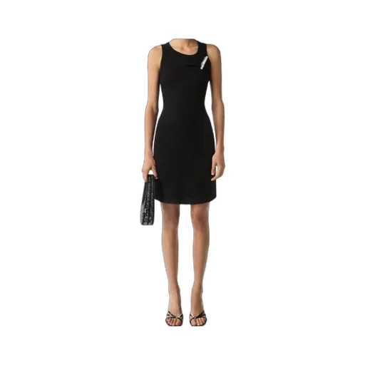 Washing Clip Rib Short Dress
