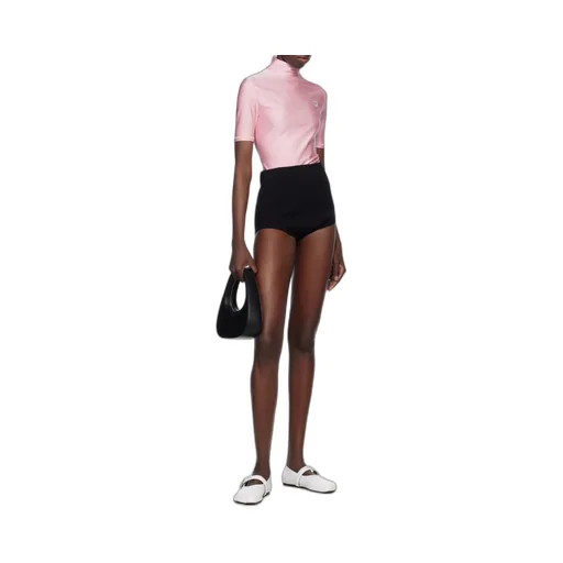 High Neck Fitted Top