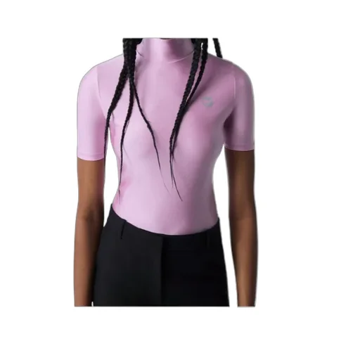 High Neck Fitted Top
