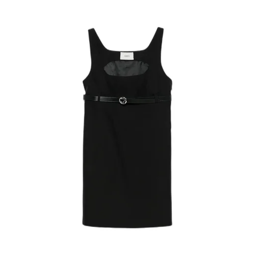 Belted Tailored Mini Dress