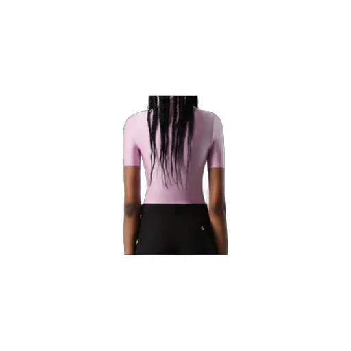High Neck Fitted Top