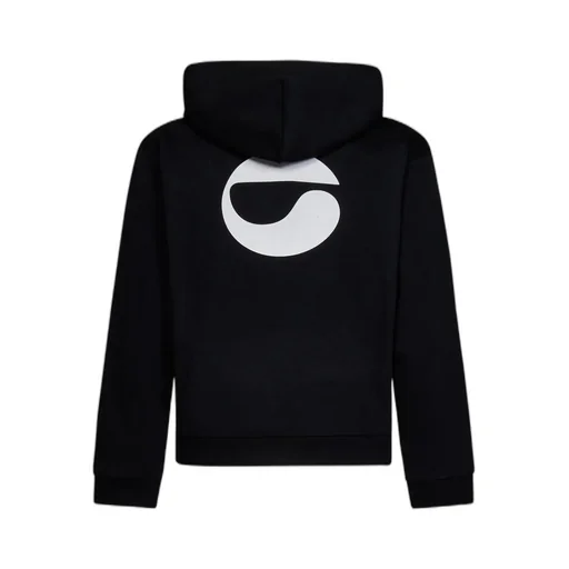 Logo-Printed Straight Hem Hoodie