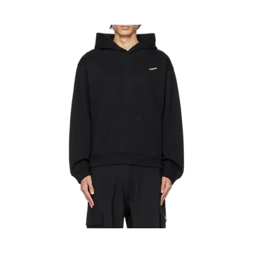 Logo-Printed Straight Hem Hoodie
