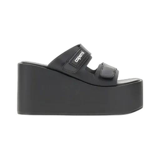 Patch Wedge Sandals