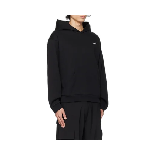 Logo-Printed Straight Hem Hoodie