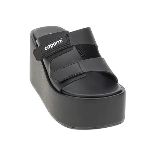 Patch Wedge Sandals