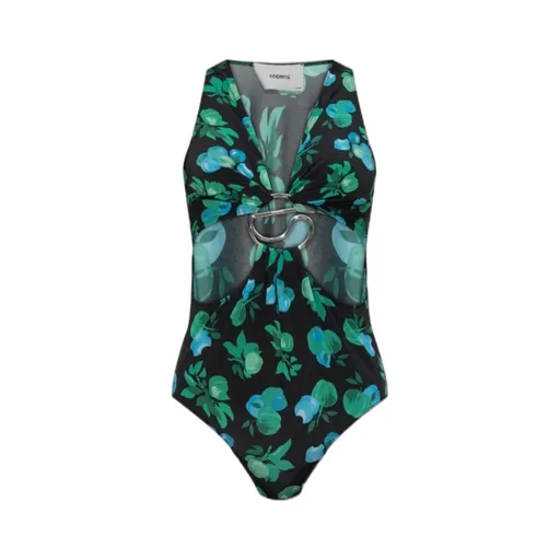 Floral-Print Bodysuit