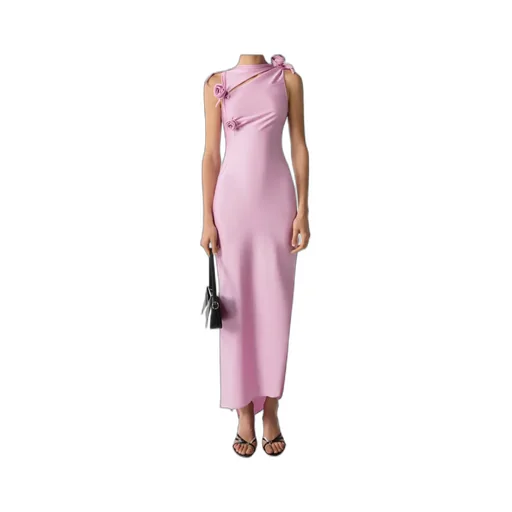 Asymmetric Flower Gown