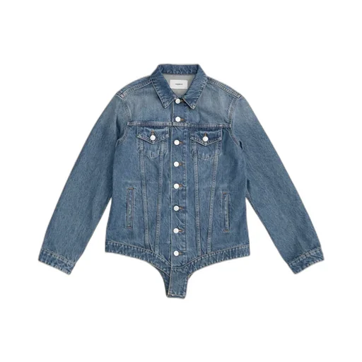 Tight-Shaped Denim Jacket
