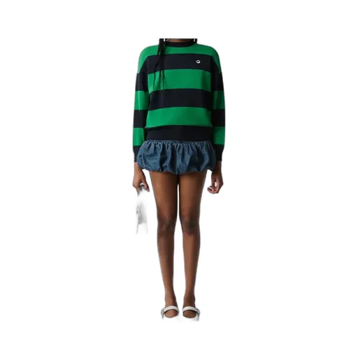 Striped Crew-Neck Sweater