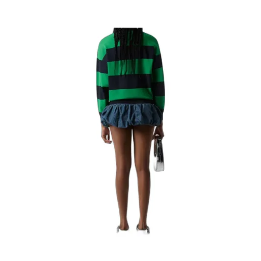 Striped Crew-Neck Sweater