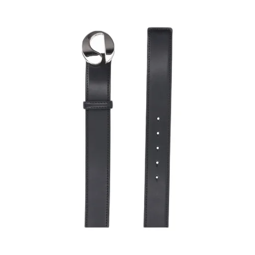 Logo Plaque Buckle Belt