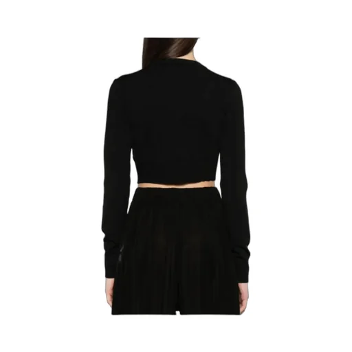 C-Logo Knitted Cropped Top