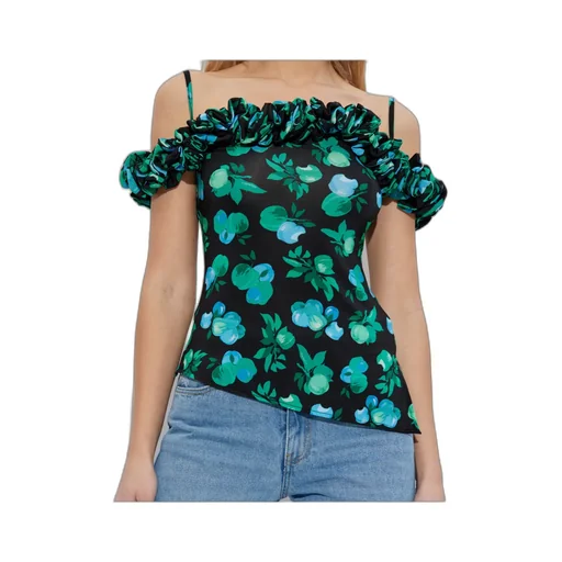 Floral-Print Blouse