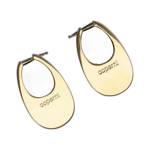 Swipe Medium Hoop Earrings