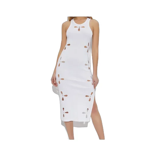 Cut-Out Midi Dress