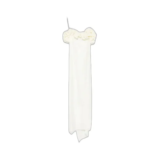 Ruffled Side-Slit Maxi Dress