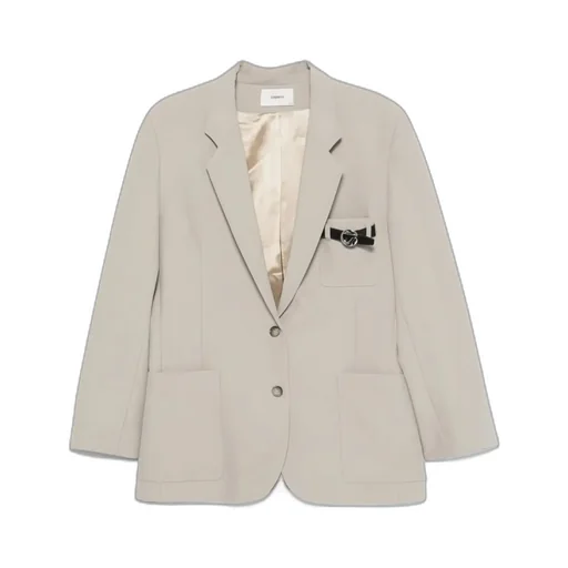 Belted-Pocket Blazer