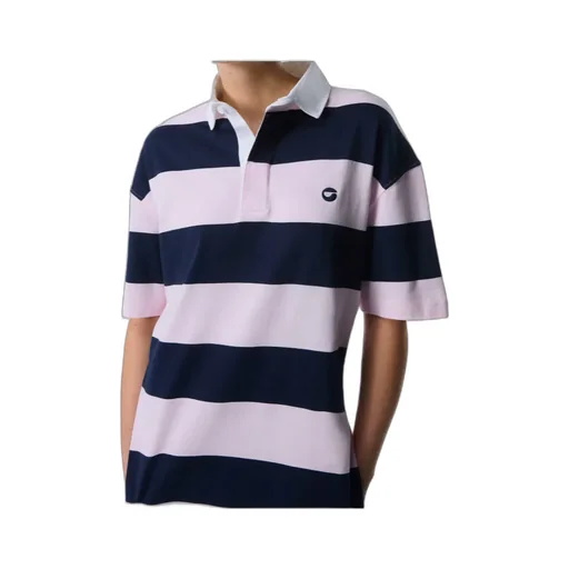 Striped Long Polo Dress