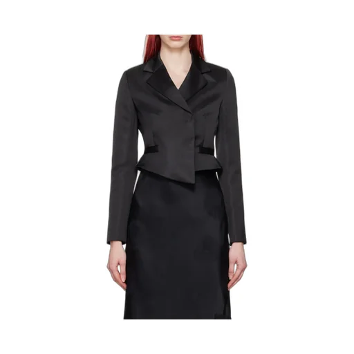 Short Double-Breasted Suit Jacket