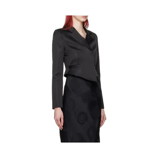 Short Double-Breasted Suit Jacket
