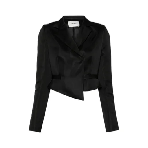 Short Double-Breasted Suit Jacket