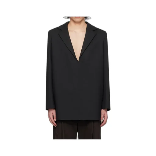 Tailored Long-Sleeved Suit Coat