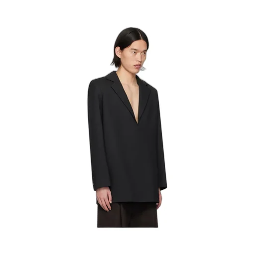Tailored Long-Sleeved Suit Coat