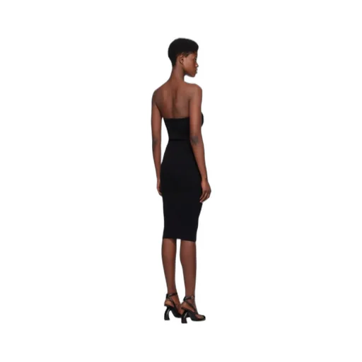 V-Neck Strapless Dress