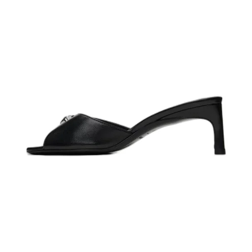 Low Logo High-Heeled Sandals