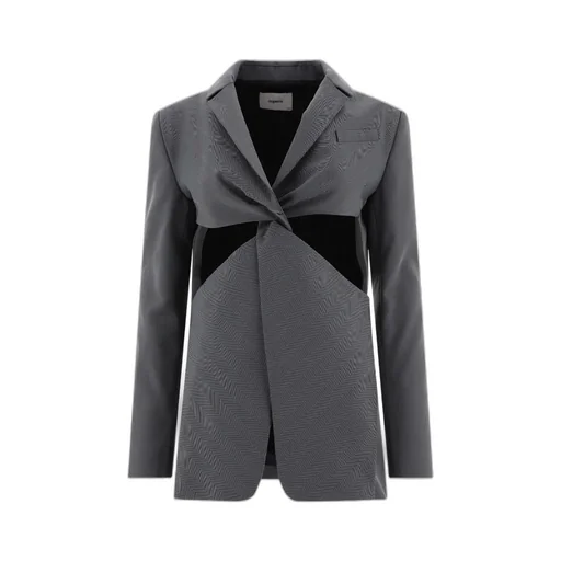 Twisted Cut Out Tailored Jacket