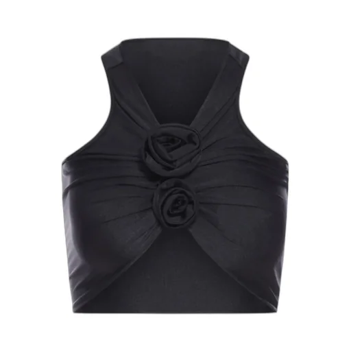 V-Neck Pleated Vest
