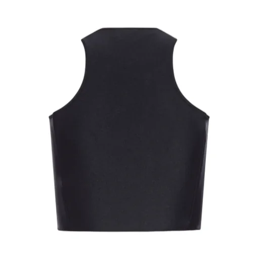 V-Neck Pleated Vest