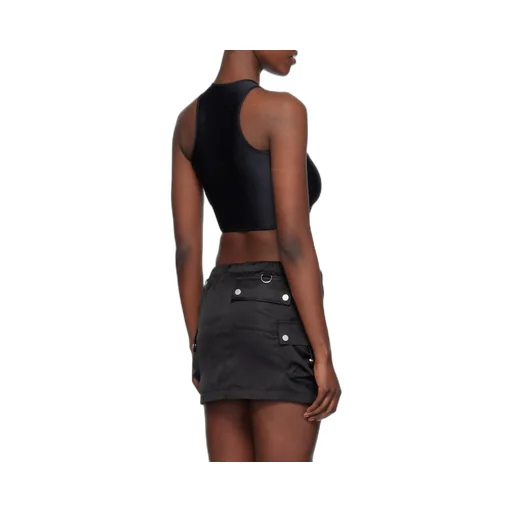 V-Neck Pleated Vest