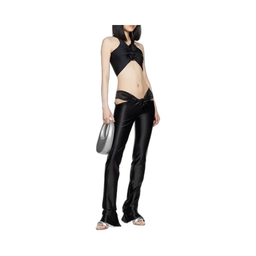 V-Neck Pleated Vest