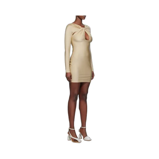 Twist Detailed Cut-Out Dress