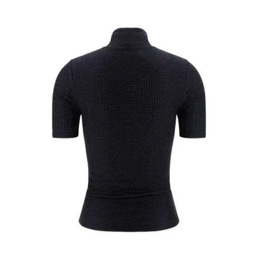 Embellished Turtleneck Top