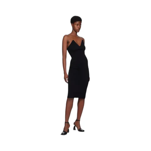 V-Neck Strapless Dress