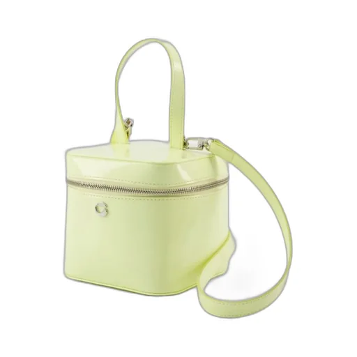Logo Plaque Zipped Tote Bag