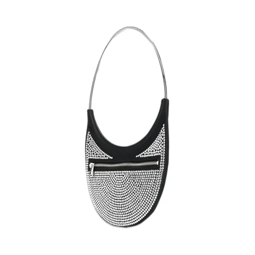 Crystal Decorated Shoulder Bag