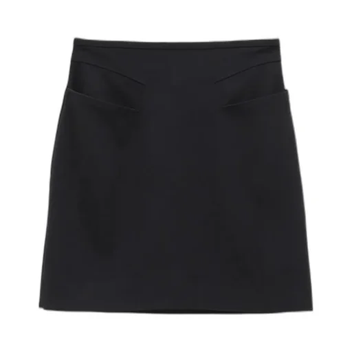 Trompe L'oeil Pocket Fitted Mini Skirt