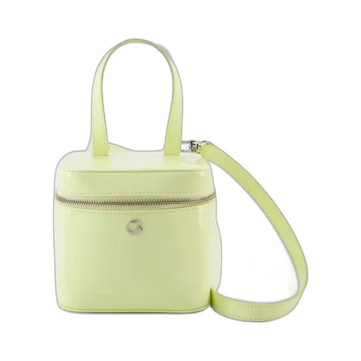 Logo Plaque Zipped Tote Bag