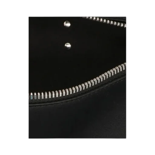 Ring Swipe Logo Plaque Embellished Shoulder Bag