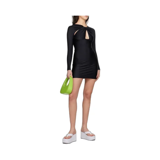 Twist Detailed Cut-Out Mini Dress