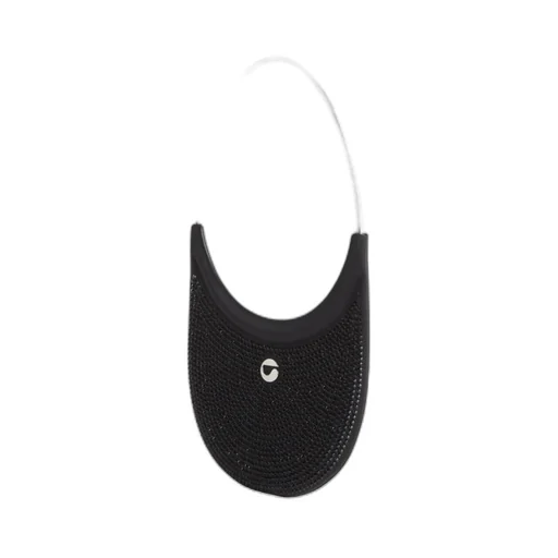 Ring Swipe Embellished Zip-Up Tote Bag