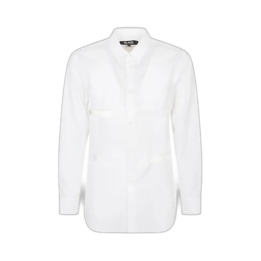 Cut-Out Curved Hem Shirt